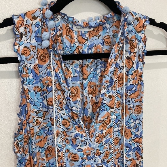 Poupette St Barth Clara Ruffled Mini Dress - Picture 6 of 9